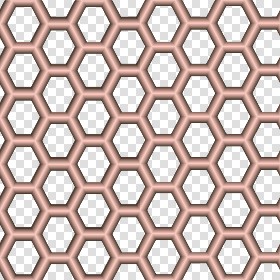 Textures   -   MATERIALS   -   METALS   -  Perforated - Copper perforated metal texture seamless 10513