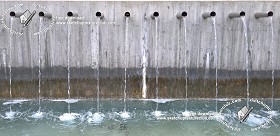 Textures   -   NATURE ELEMENTS   -   WATER   -  Pool Water - Fountain waterfalls texture horizontal seamless 19022