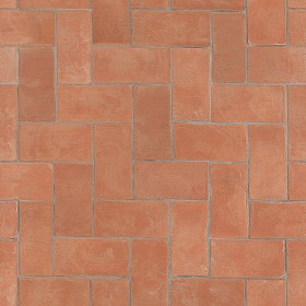 Textures   -   ARCHITECTURE   -   TILES INTERIOR   -  Terracotta tiles - Terracotta handmade tiles texture seamless 16049