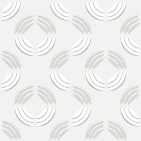 Textures   -   ARCHITECTURE   -   DECORATIVE PANELS   -   3D Wall panels   -  White panels - White interior 3D wall panel texture seamless 02968