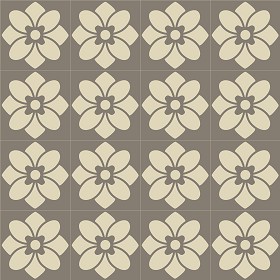 Textures   -   ARCHITECTURE   -   TILES INTERIOR   -   Cement - Encaustic   -  Victorian - Victorian cement floor tile texture seamless 13696