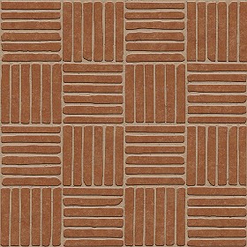 Textures   -   ARCHITECTURE   -   PAVING OUTDOOR   -   Terracotta   -  Blocks regular - Cotto paving outdoor regular blocks texture seamless 06681