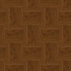 Textures   -   ARCHITECTURE   -   WOOD FLOORS   -  Parquet square - Wood flooring square texture seamless 05430