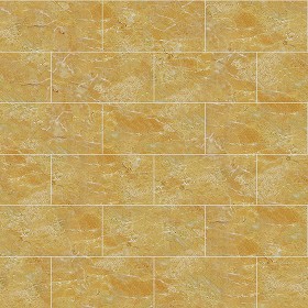 Textures   -   ARCHITECTURE   -   TILES INTERIOR   -   Marble tiles   -  Yellow - Breccia yellow marble floor tile texture seamless 14938