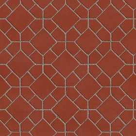 Textures   -   ARCHITECTURE   -   PAVING OUTDOOR   -   Terracotta   -  Blocks mixed - Paving cotto mixed size texture seamless 06611