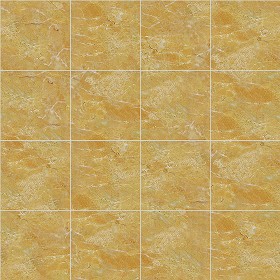 Textures   -   ARCHITECTURE   -   TILES INTERIOR   -   Marble tiles   -  Yellow - Breccia yellow marble floor tile texture seamless 14939