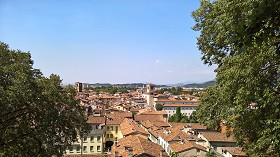 Textures   -   BACKGROUNDS &amp; LANDSCAPES   -  CITY &amp; TOWNS - Italy city landscape texture 17611