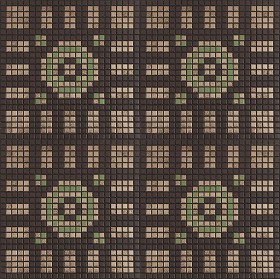 Textures   -   ARCHITECTURE   -   TILES INTERIOR   -   Mosaico   -   Classic format   -  Patterned - Mosaico patterned tiles texture seamless 15071