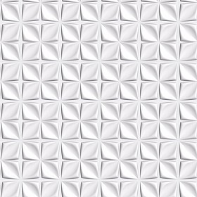 Textures   -   ARCHITECTURE   -   DECORATIVE PANELS   -   3D Wall panels   -  White panels - White interior 3D wall panel texture seamless 02973
