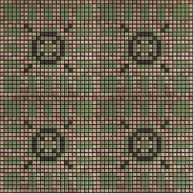 Textures   -   ARCHITECTURE   -   TILES INTERIOR   -   Mosaico   -   Classic format   -  Patterned - Mosaico patterned tiles texture seamless 15072