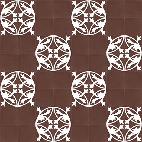 Textures   -   ARCHITECTURE   -   TILES INTERIOR   -   Cement - Encaustic   -  Encaustic - Traditional encaustic cement ornate tile texture seamless 13481
