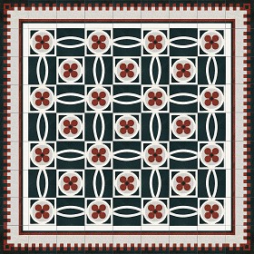 Textures   -   ARCHITECTURE   -   TILES INTERIOR   -   Cement - Encaustic   -  Cement - Cement concrete tile texture seamless 13362