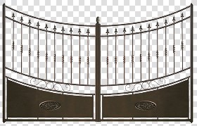 Textures   -   ARCHITECTURE   -   BUILDINGS   -  Gates - Cut out metal entrance gate 18613