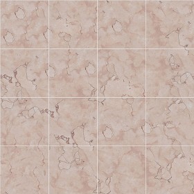Textures   -   ARCHITECTURE   -   TILES INTERIOR   -   Marble tiles   -  Pink - Flavia pink floor marble tile texture seamless 14547