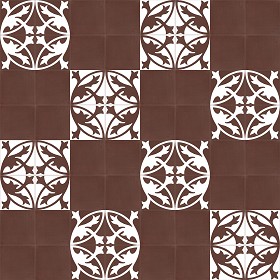 Textures   -   ARCHITECTURE   -   TILES INTERIOR   -   Cement - Encaustic   -  Encaustic - Traditional encaustic cement ornate tile texture seamless 13482