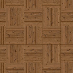Textures   -   ARCHITECTURE   -   WOOD FLOORS   -  Parquet square - Wood flooring square texture seamless 05434