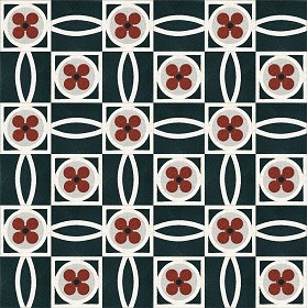 Textures   -   ARCHITECTURE   -   TILES INTERIOR   -   Cement - Encaustic   -  Cement - Cement concrete tile texture seamless 13363