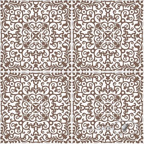 Textures   -   ARCHITECTURE   -   TILES INTERIOR   -   Ornate tiles   -  Mixed patterns - Ceramic ornate tile texture seamless 20276