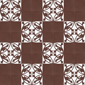 Textures   -   ARCHITECTURE   -   TILES INTERIOR   -   Cement - Encaustic   -  Encaustic - Traditional encaustic cement ornate tile texture seamless 13483