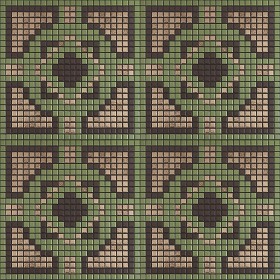 Textures   -   ARCHITECTURE   -   TILES INTERIOR   -   Mosaico   -   Classic format   -  Patterned - Mosaico patterned tiles texture seamless 15075