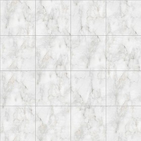 Textures   -   ARCHITECTURE   -   TILES INTERIOR   -   Marble tiles   -  White - Siena marble floor tile texture seamless 14851