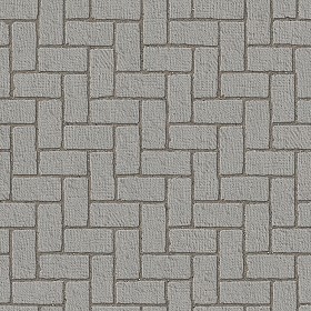 Textures   -   ARCHITECTURE   -   PAVING OUTDOOR   -   Pavers stone   -  Herringbone - Stone paving outdoor herringbone texture seamless 06557