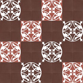 Textures   -   ARCHITECTURE   -   TILES INTERIOR   -   Cement - Encaustic   -  Encaustic - Traditional encaustic cement ornate tile texture seamless 13484