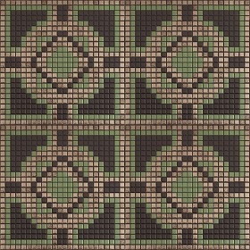 Textures   -   ARCHITECTURE   -   TILES INTERIOR   -   Mosaico   -   Classic format   -  Patterned - Mosaico patterned tiles texture seamless 15076