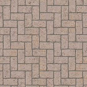 Textures   -   ARCHITECTURE   -   PAVING OUTDOOR   -   Pavers stone   -  Herringbone - Stone paving outdoor herringbone texture seamless 06558