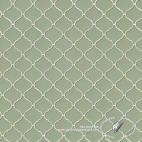 Textures   -   ARCHITECTURE   -   TILES INTERIOR   -   Ornate tiles   -  Geometric patterns - Arabescque mosaic tile texture seamless 18910
