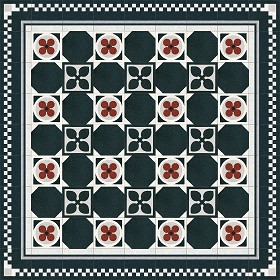 Textures   -   ARCHITECTURE   -   TILES INTERIOR   -   Cement - Encaustic   -  Cement - Cement concrete tile texture seamless 13366
