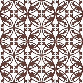 Textures   -   ARCHITECTURE   -   TILES INTERIOR   -   Cement - Encaustic   -  Encaustic - Traditional encaustic cement ornate tile texture seamless 13486