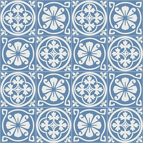 Textures   -   ARCHITECTURE   -   TILES INTERIOR   -   Cement - Encaustic   -  Victorian - Victorian cement floor tile texture seamless 13705