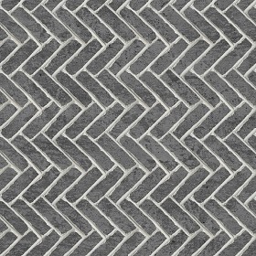 Textures   -   ARCHITECTURE   -   PAVING OUTDOOR   -   Concrete   -  Herringbone - Concrete paving herringbone outdoor texture seamless 05842
