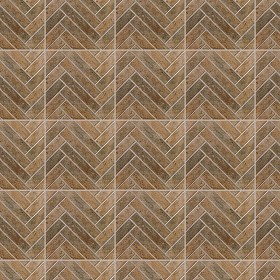 Textures   -   ARCHITECTURE   -   PAVING OUTDOOR   -   Terracotta   -  Herringbone - Cotto paving herringbone outdoor texture seamless 06778