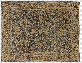 Textures   -   MATERIALS   -   RUGS   -  Persian &amp; Oriental rugs - Old cut out persian rug texture 20165