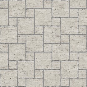 Textures   -   ARCHITECTURE   -   PAVING OUTDOOR   -  Marble - Roman travertine paving outdoor texture seamless 17824
