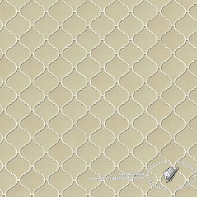 Textures   -   ARCHITECTURE   -   TILES INTERIOR   -   Ornate tiles   -  Geometric patterns - Arabescque mosaic tile texture seamless 18913