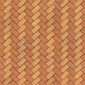 Textures   -   ARCHITECTURE   -   PAVING OUTDOOR   -   Terracotta   -  Herringbone - Cotto paving herringbone outdoor texture seamless 16100