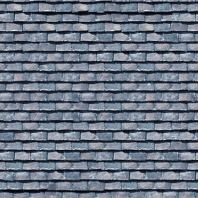 Textures   -   ARCHITECTURE   -   ROOFINGS   -  Flat roofs - England old flat clay roof tiles texture seamless 03573