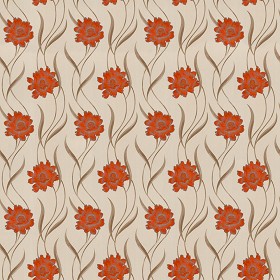 Textures   -   MATERIALS   -   WALLPAPER   -  Floral - Floral wallpaper texture seamless 11035