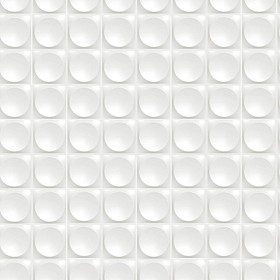 Textures   -   ARCHITECTURE   -   DECORATIVE PANELS   -   3D Wall panels   -  White panels - White interior 3D wall panel texture seamless 02982