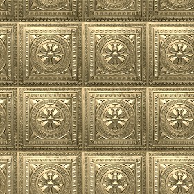 Textures   -   MATERIALS   -   METALS   -  Panels - Brass metal panel texture seamless 10446