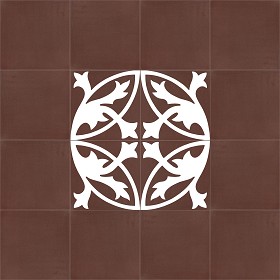 Textures   -   ARCHITECTURE   -   TILES INTERIOR   -   Cement - Encaustic   -  Encaustic - Traditional encaustic cement ornate tile texture seamless 13490