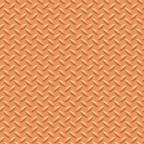 Textures   -   MATERIALS   -   METALS   -  Plates - Orange painted metal plate texture seamless 10629