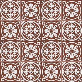 Textures   -   ARCHITECTURE   -   TILES INTERIOR   -   Cement - Encaustic   -  Victorian - Victorian cement floor tile texture seamless 13710