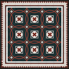 Textures   -   ARCHITECTURE   -   TILES INTERIOR   -   Cement - Encaustic   -  Cement - Cement concrete tile texture seamless 13372