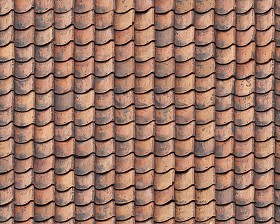 Textures   -   ARCHITECTURE   -   ROOFINGS   -  Clay roofs - Dirty clay roofing texture seamless 03397