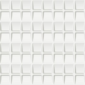 Textures   -   ARCHITECTURE   -   DECORATIVE PANELS   -   3D Wall panels   -  White panels - White interior 3D wall panel texture seamless 02985