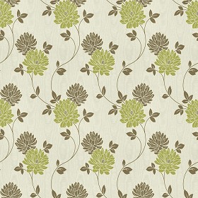 Textures   -   MATERIALS   -   WALLPAPER   -  Floral - Floral wallpaper texture seamless 11039